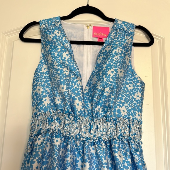 Lilly Pulitzer Fabiana Jacquard Dress - Size 0 - Picture 3 of 6